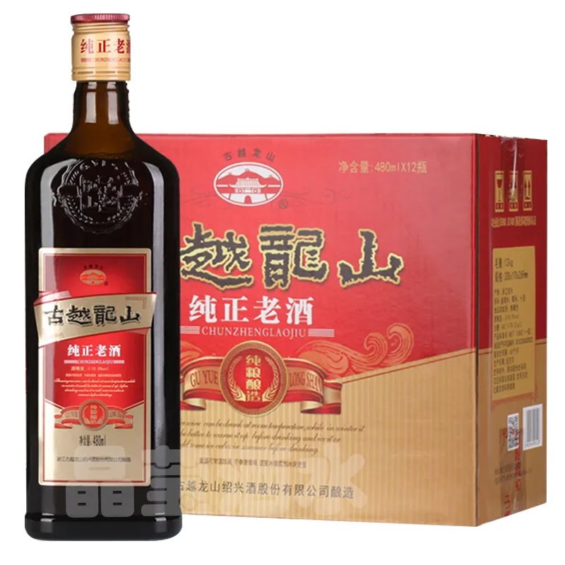 龙山纯正老酒10%480ml 1/瓶
