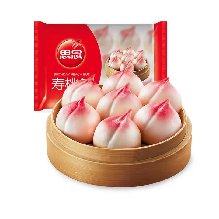 思念中华面点祈福寿桃包360g 1/包