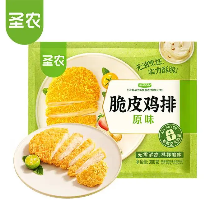 圣农脆皮鸡排原味300g 1/包