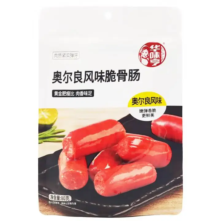 华味亨奥尔良风味脆骨肠80g 1/包