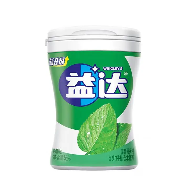 益达口香糖薄荷味40粒56g 1/瓶