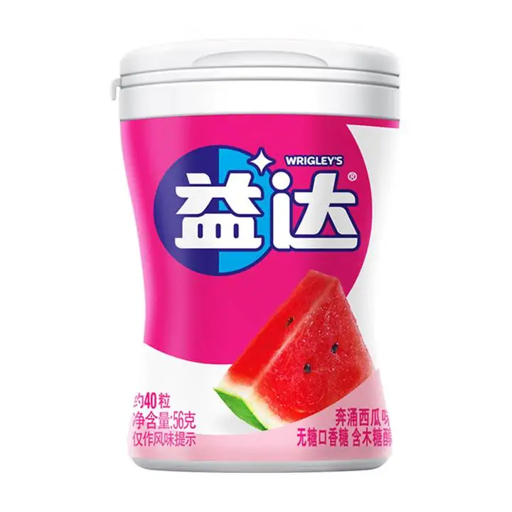 益达口香糖西瓜味40粒56g 1/瓶
