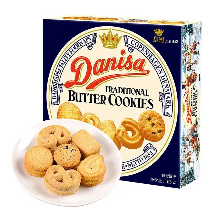 丹麦皇冠牛油曲奇163g 1/盒
