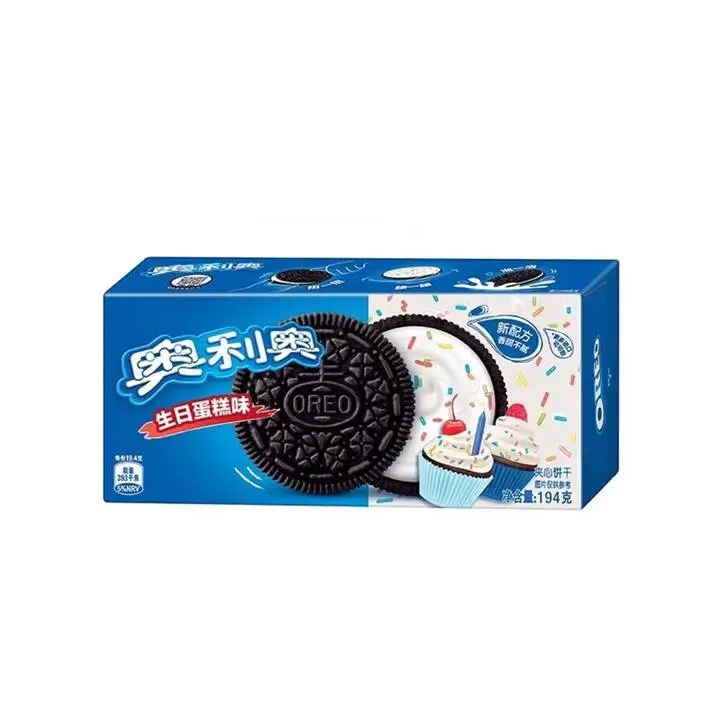 奥利奥生日蛋糕味夹心饼干194g 1/盒