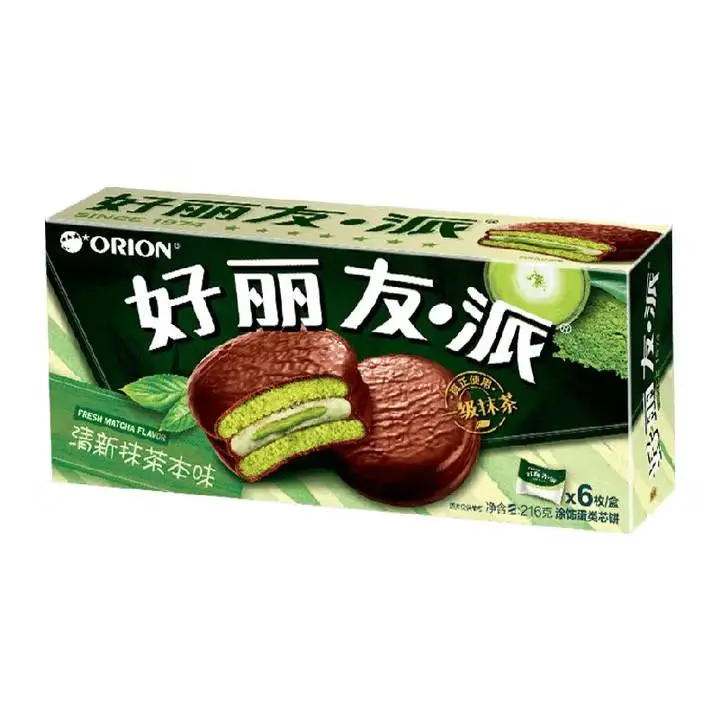 好丽友派抹茶派216g 1/盒