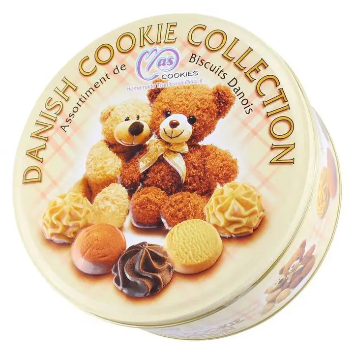 麦阿思小熊松脆曲奇饼干(黄罐)400g 1/盒