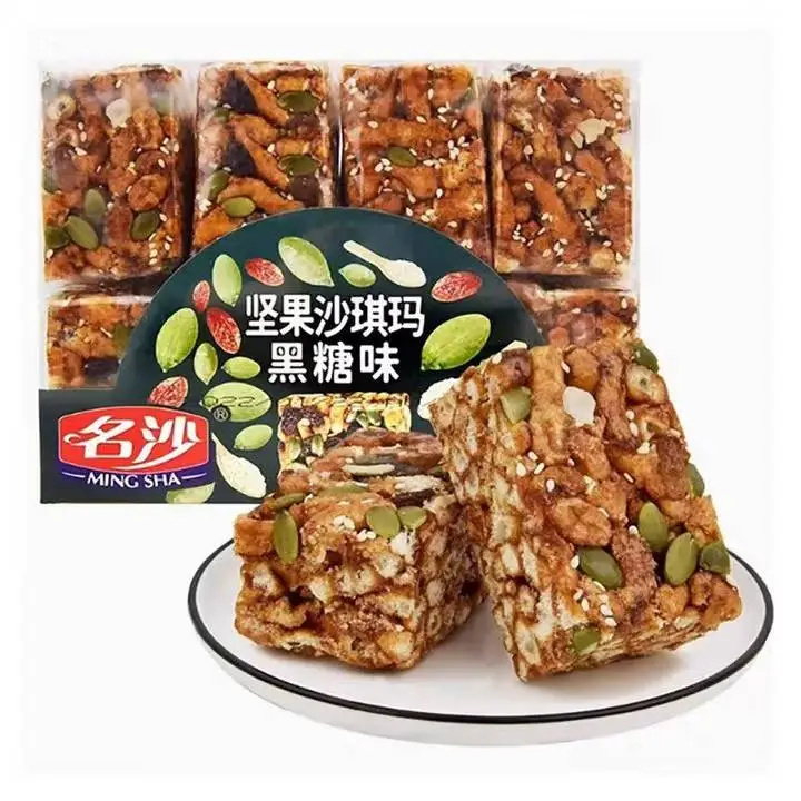 名沙坚果沙琪玛黑糖味300g 1/包