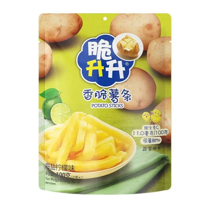 脆升升海盐柠檬味香脆薯条100g 1/包