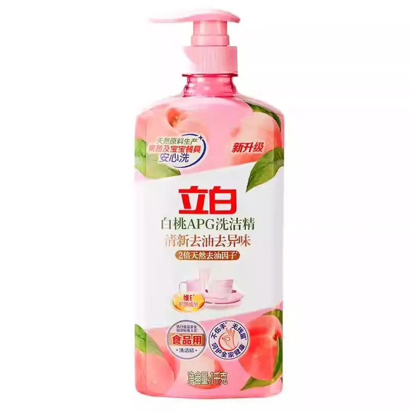 立白白桃APG洗洁精1千克 1/瓶