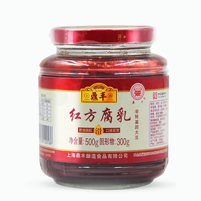 鼎丰红方腐乳 500g/瓶
