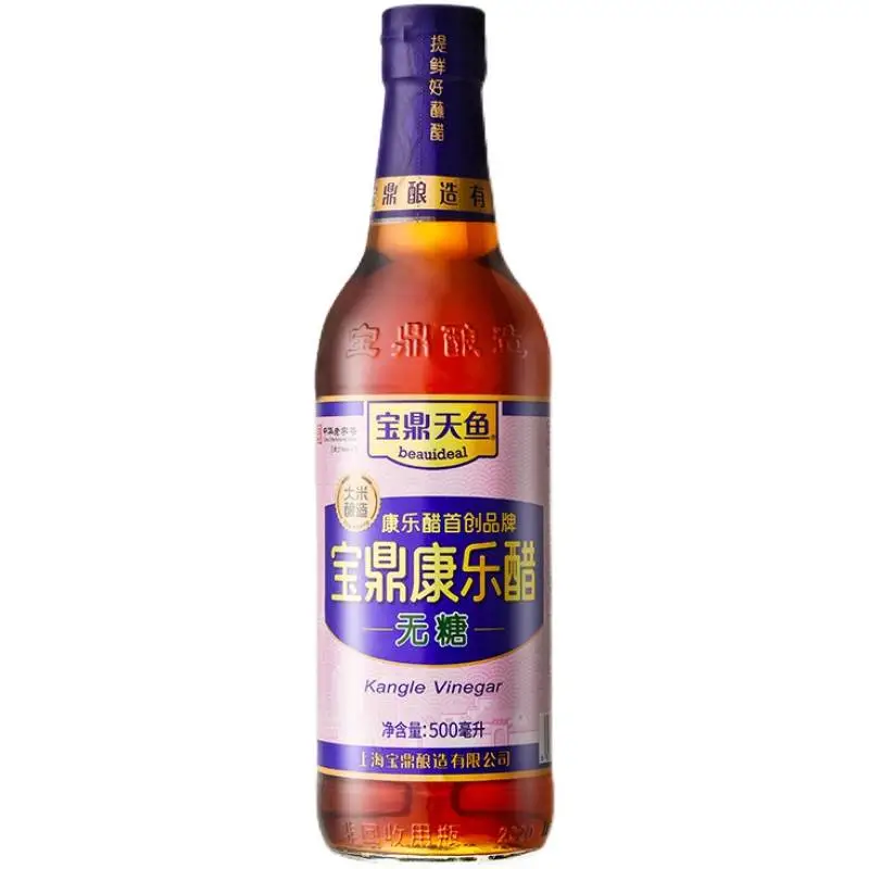 宝鼎天鱼康乐醋无糖型500ml 1/瓶