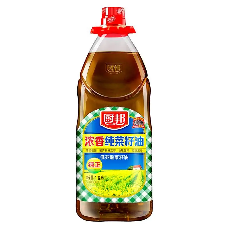 厨邦浓香纯菜籽油 1.8L/瓶