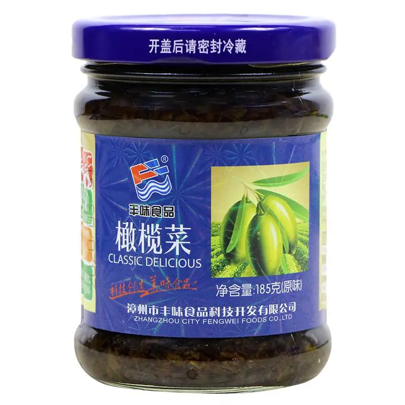 丰味原味橄榄菜罐凉菜即食   185g/瓶