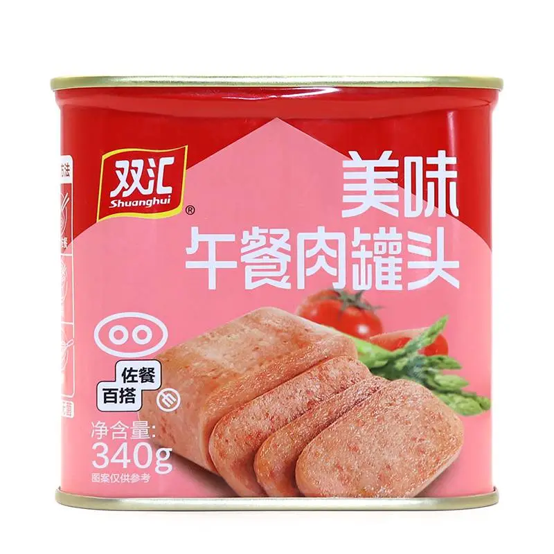 双汇美味午餐肉罐头   340g/罐