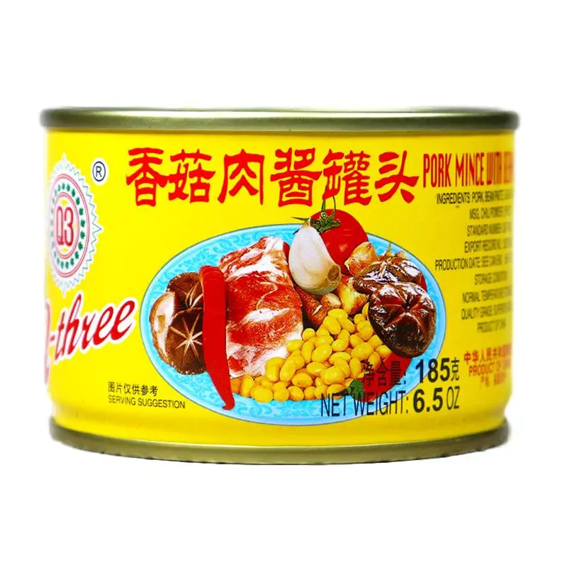 香菇肉酱罐头    185g/罐