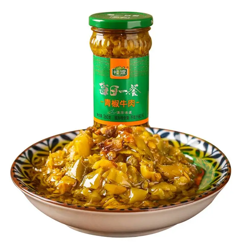 恒谊青椒牛肉酱260g 1/瓶