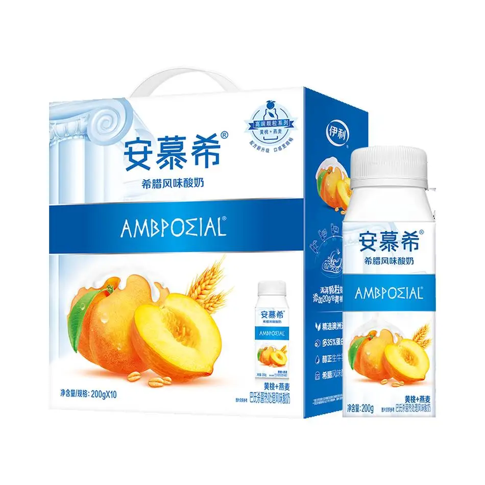 伊利安慕希黄桃燕麦200g*10瓶 1/箱