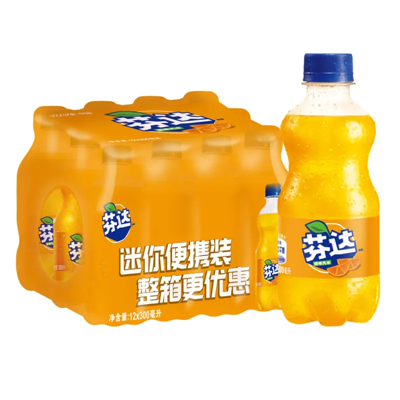芬达橙汁300ML*12瓶 1/件
