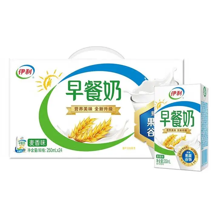 伊利早餐奶麦香味250ml*24瓶 1/箱