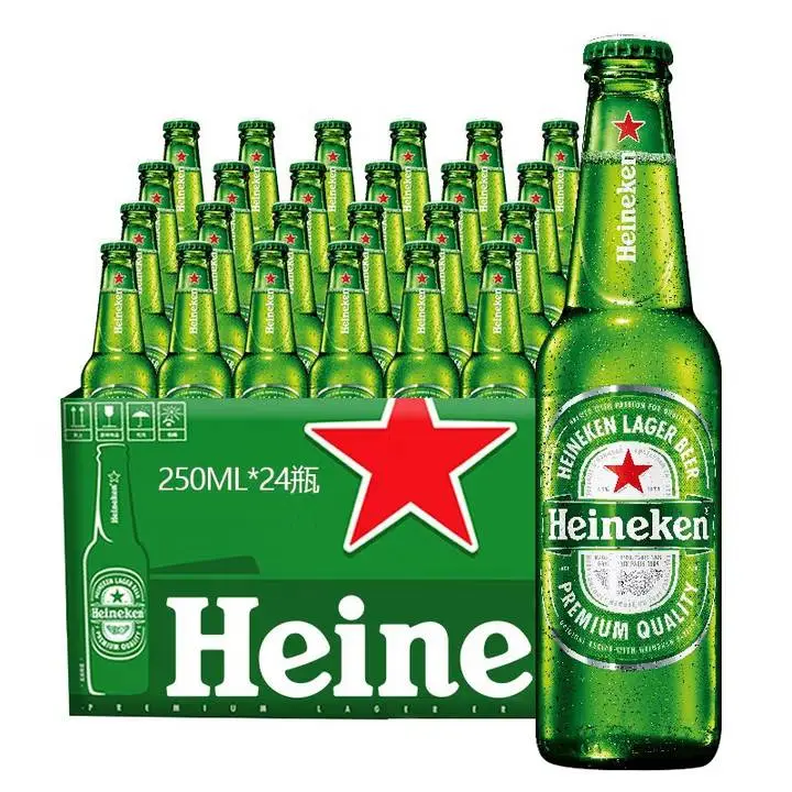 喜力啤酒瓶装250ml*24罐