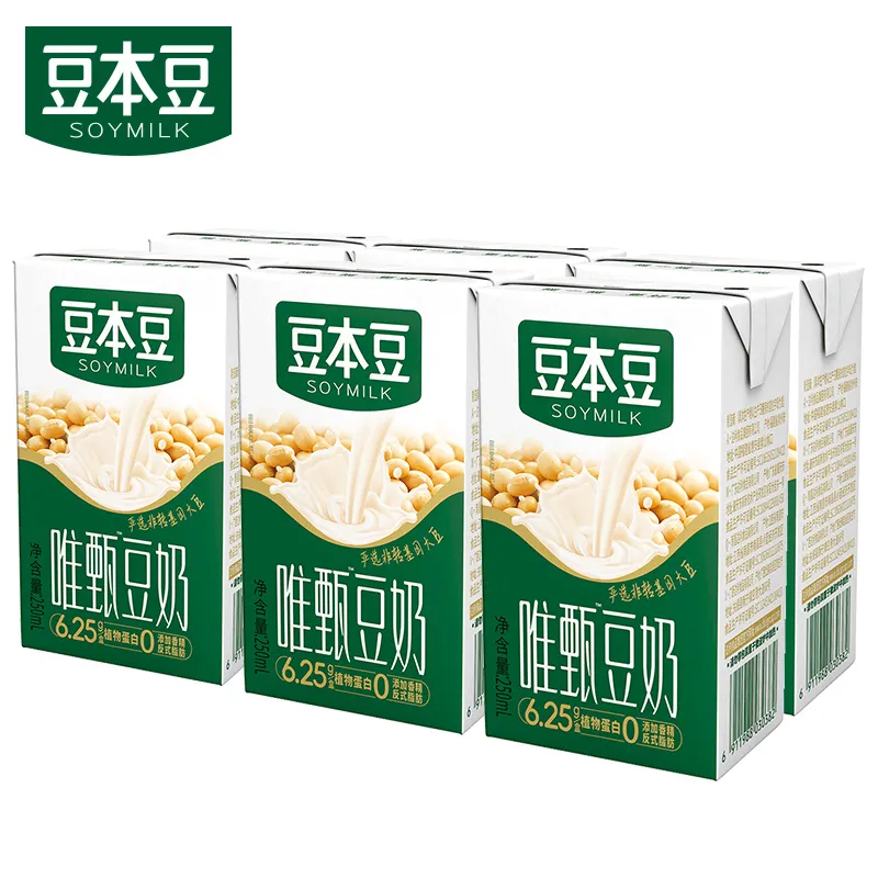 豆本豆唯甄豆奶原味   250ml*6瓶/组