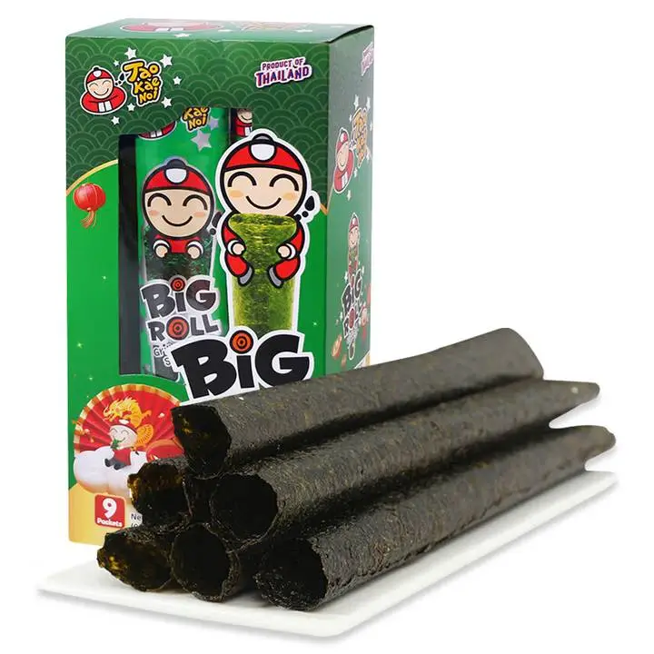 老板仔紫菜卷(原味)盒装3g*9条27g 1/盒