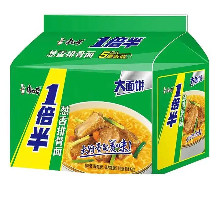 康师傅一倍半葱香排骨面139g*5包 1/袋