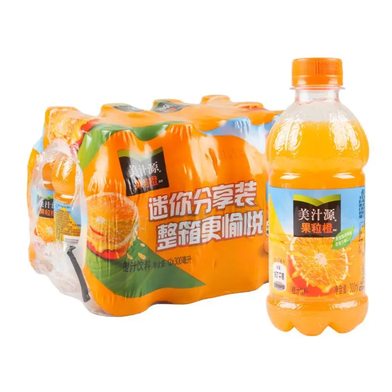 美汁源果粒橙橙汁饮料300ml*12/提