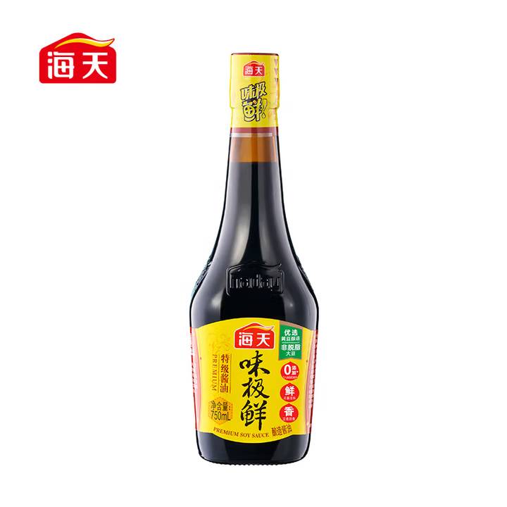 海天鲜香味极鲜酱油750mL 1/瓶