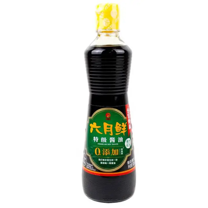 六月鲜零添加特级鲜生抽500ml 1/瓶