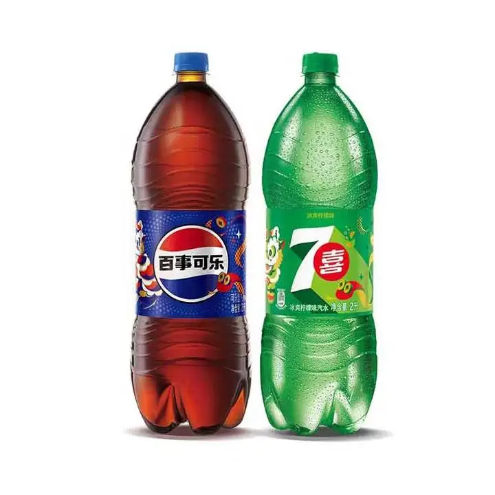 百事可乐汽水+七喜柠檬味汽水2L*2瓶 1/组