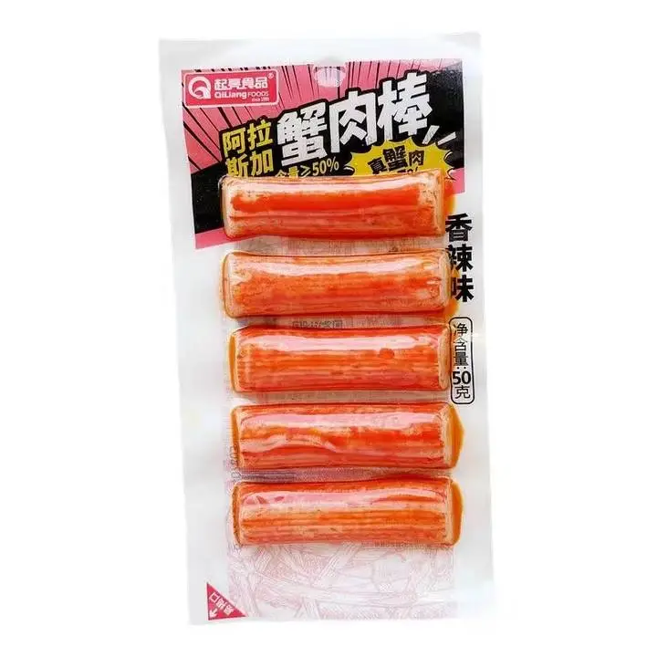 起亮食品阿拉斯加蟹味棒(香辣味)50g 1/包