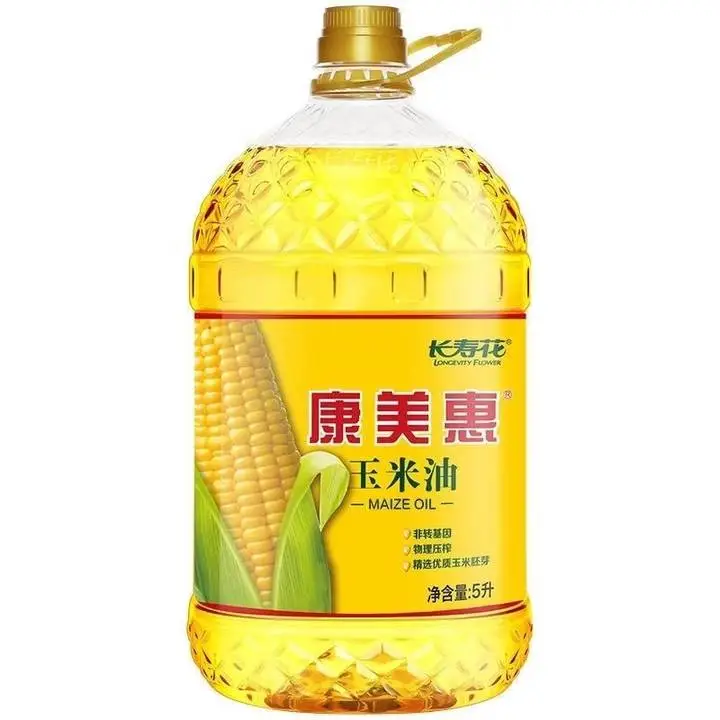 长寿花康美惠玉米油【黄标】5L 1/桶