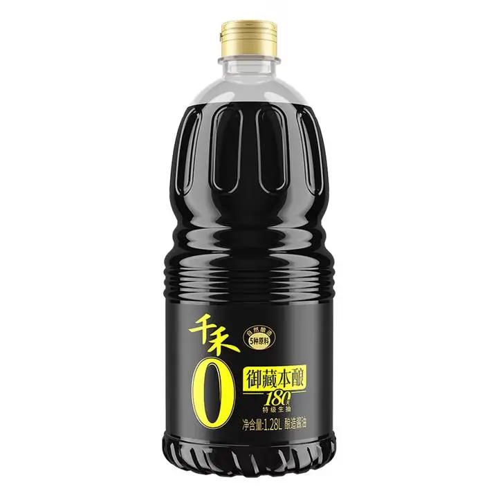 千禾零添加酱油特级生抽（180天）1.28L 1/瓶