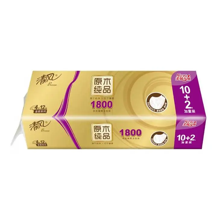 清风金装1800克无心卫卷12粒 1/提