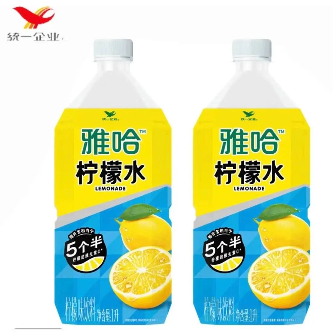 统一雅哈柠檬水   1L/瓶 