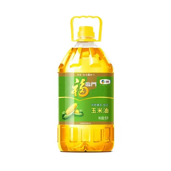 福临门非转基因物理压榨玉米油   5L/桶