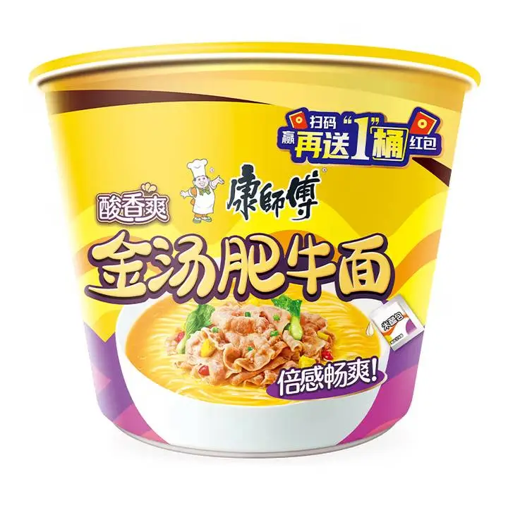 康师傅金汤肥牛面110g 1/桶
