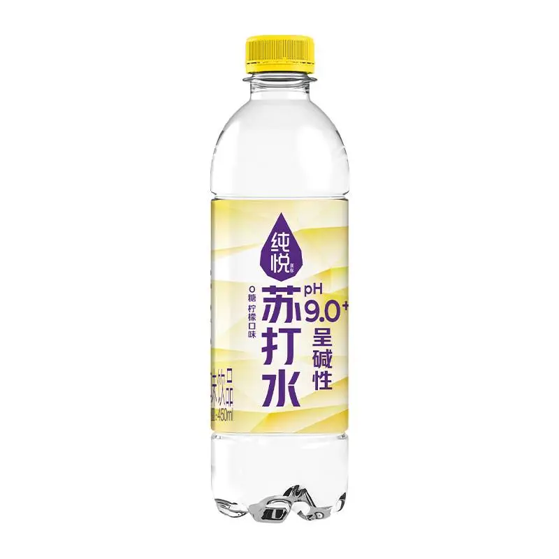 纯悦pH9.0苏打水风味饮料450ml 1/瓶