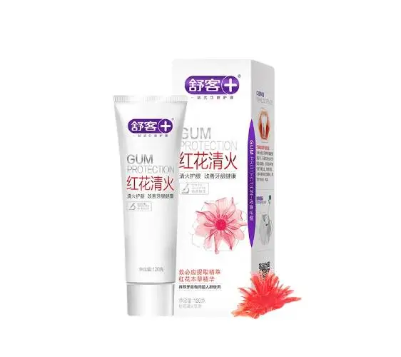 舒客红花清火牙膏   120g/瓶