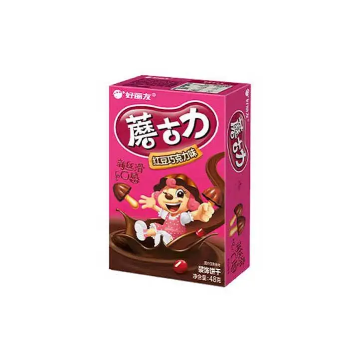 好丽友蘑古力红豆精灵48g 1/包