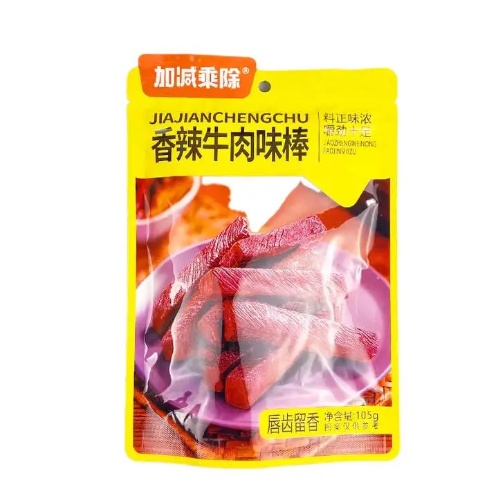 加减乘除牛肉棒(香辣)105g 1/包