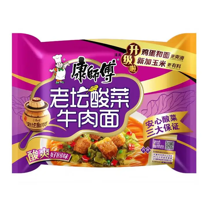 康师傅酸菜牛肉90g 1/包