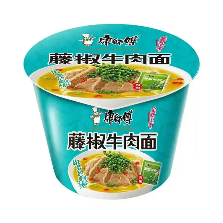 康师傅藤椒牛肉桶面102克 1/桶