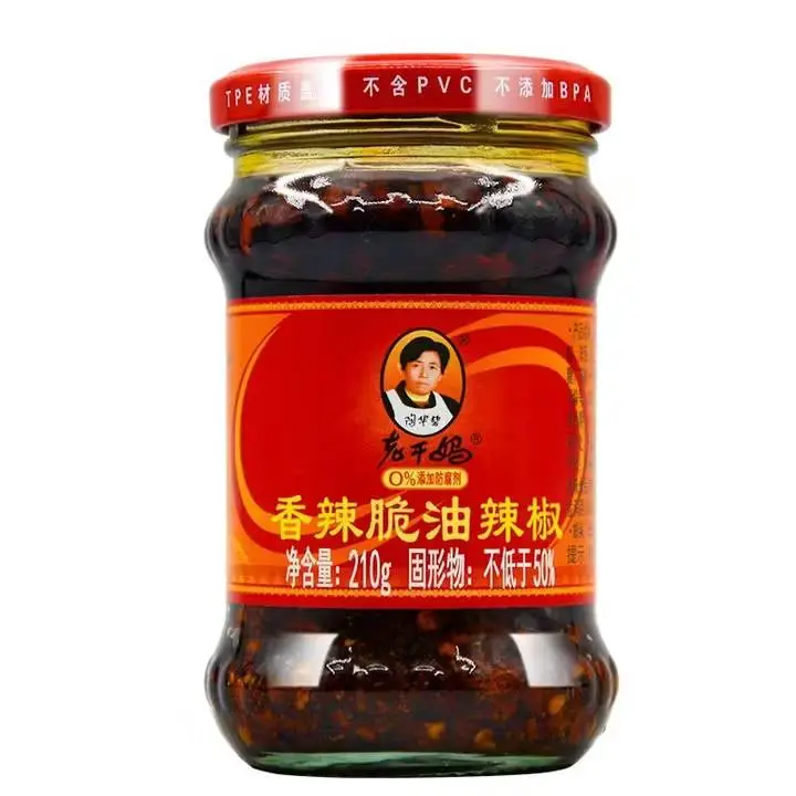 老干妈香辣脆油辣椒210g 1/瓶