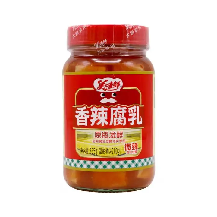 美味鲜香辣腐乳335g 1/瓶