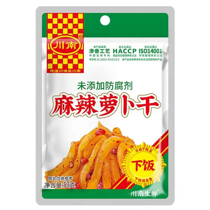 川南麻辣萝卜干53g 1/包