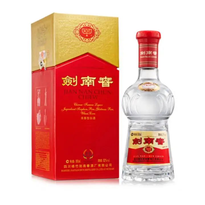 剑南春水晶剑52度白酒500ml 1/瓶