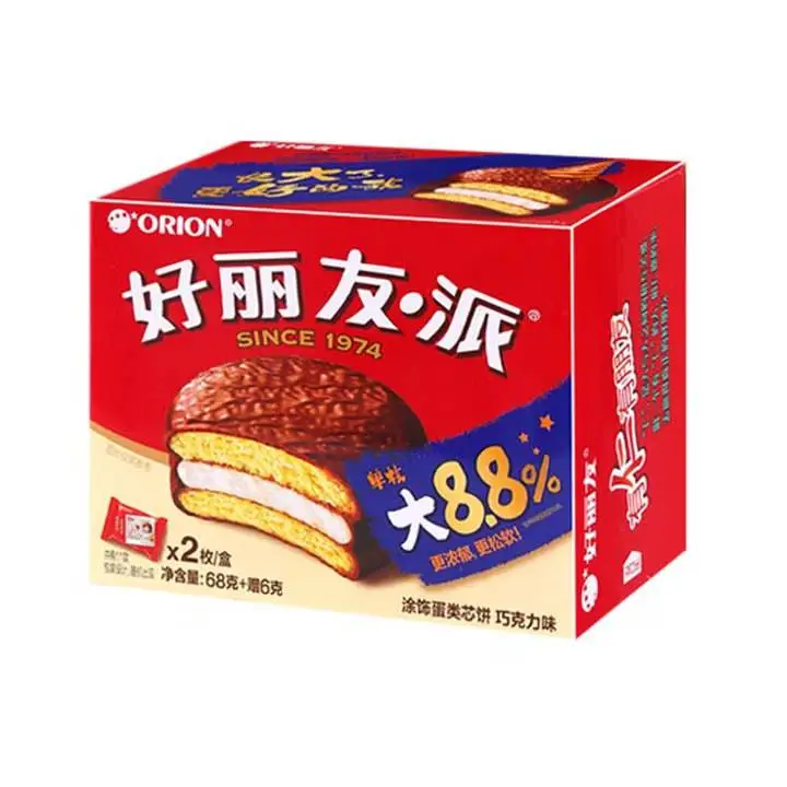 好丽友巧克力味74g 1/盒