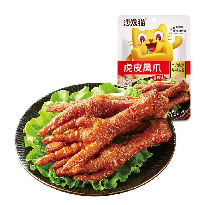 沙发猫虎皮凤爪(香辣味)68g 1/包